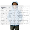 thumbnail image 3 of BLVB Kids Rain Jacket Waterproof Raincoats Boys Girls Lightweight Zip up Hooded Windbreakers for Climbing Camping Casual(Blue,14-15 Years), 3 of 9