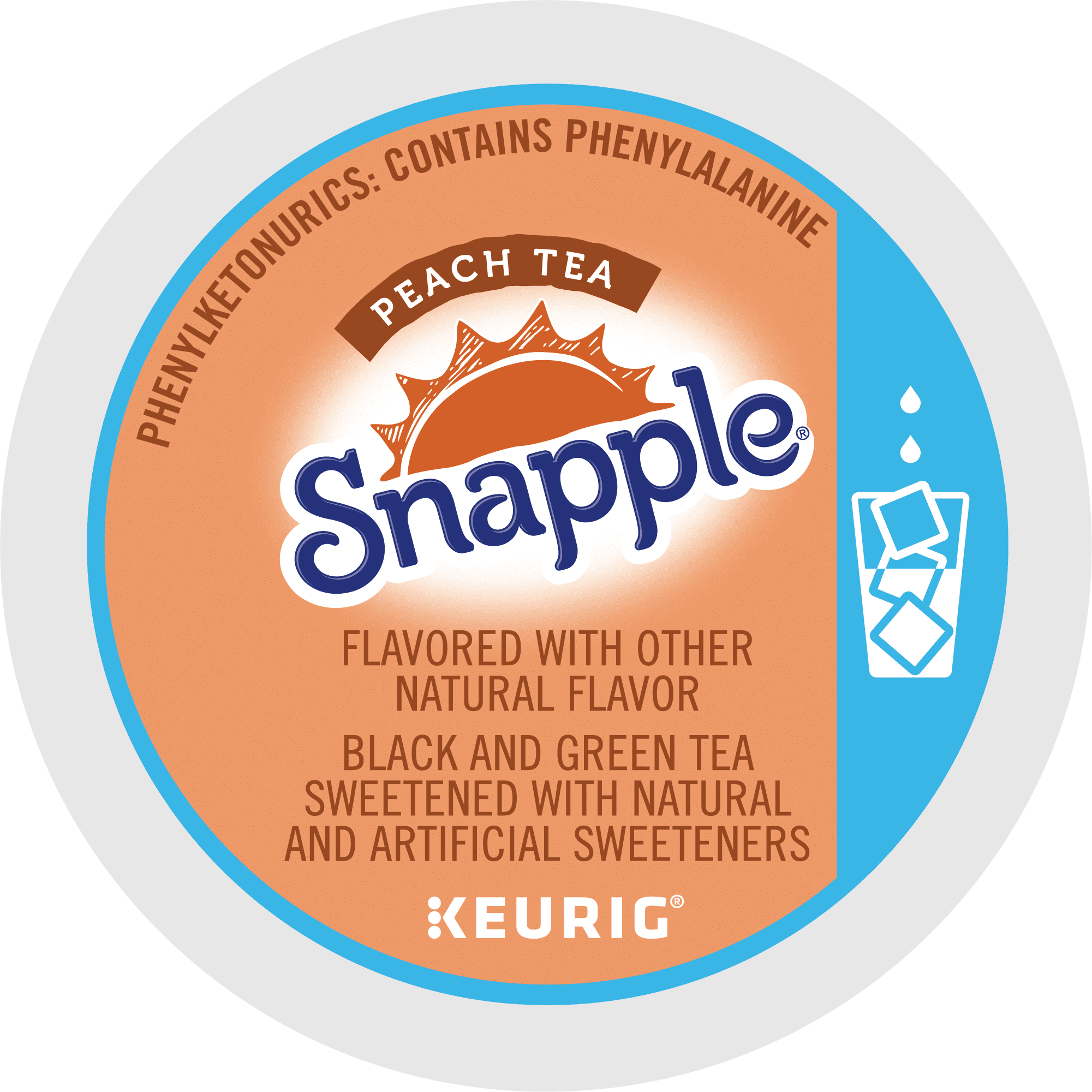 Best Buy: Keurig Diet Snapple Peach Tea Brew-Over-Ice K-Cups (16-Pack) 9591