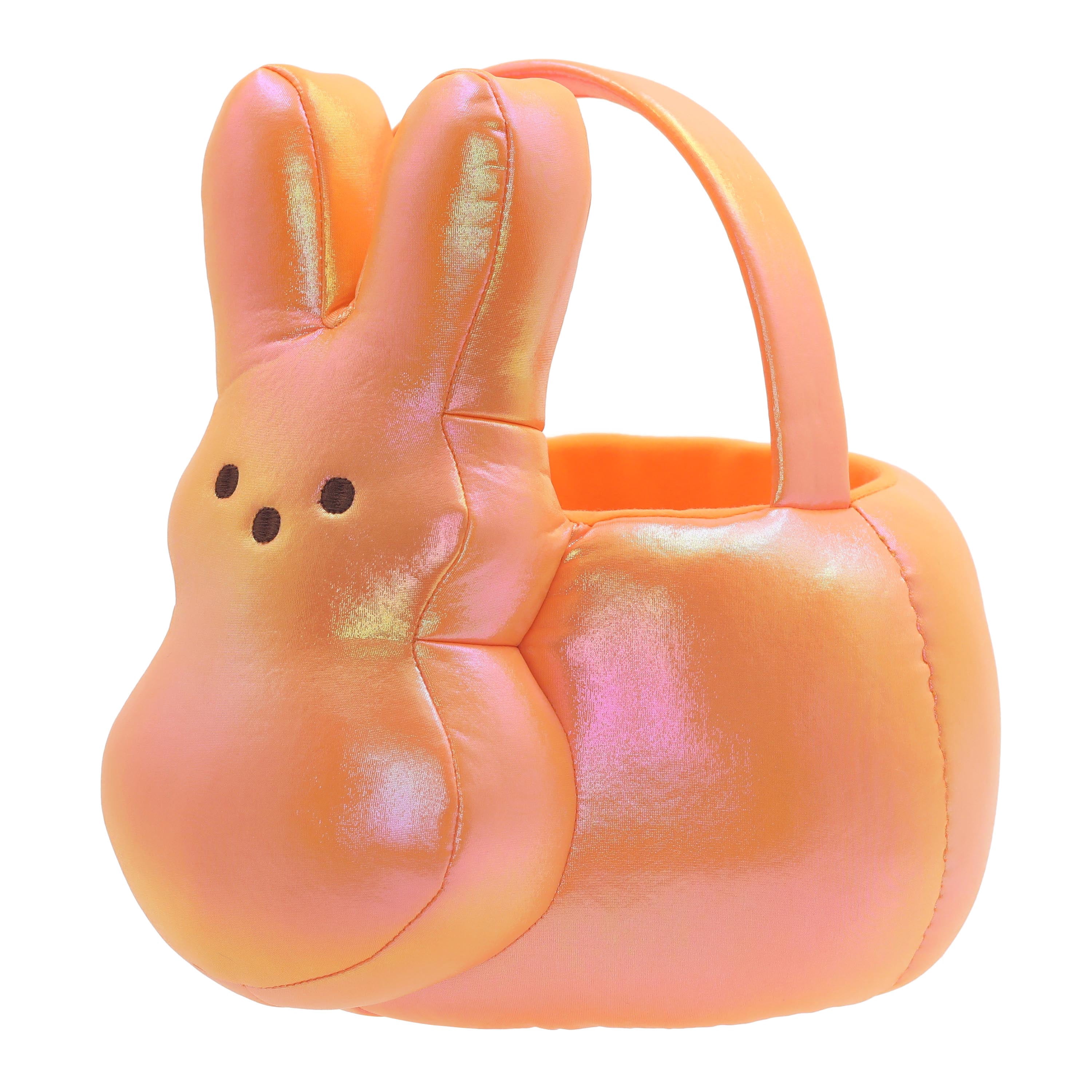 Peeps Plush Easter Basket, Orange Color