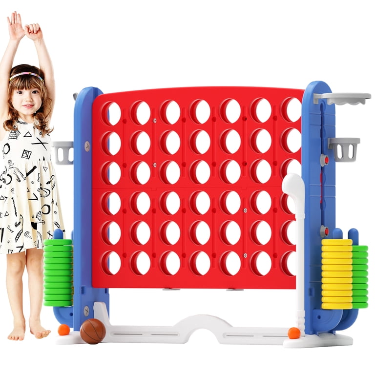 XJD Jumbo 4-in-a-Row Connect Game Set, Height Adjustable photo 3