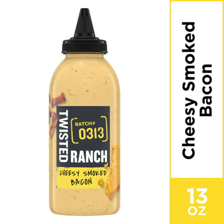 Twisted Ranch Bacon Mac & Cheese Ranch Dressing & Dip, 13 oz (The Best Mac And Cheese With Bacon)