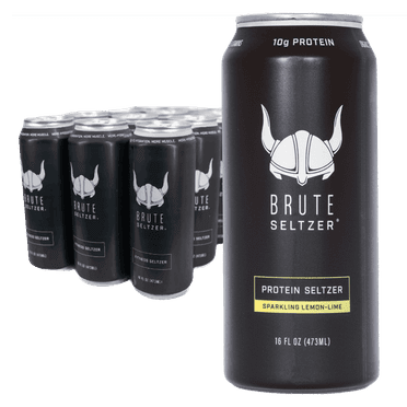 Brute Protein Seltzer Lemon-Lime