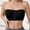 Black, variant on DuoJiaJ Ladies' Fashionable Seamless Wraparound And Strapless Bras Are Comfortable Gathering And Slip Wireless Bras Black