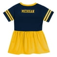 thumbnail image 3 of Girls Preschool Outerstuff Navy/Maize Michigan Wolverines Stadium Lights Fashion Jersey Dress, 3 of 3