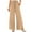 Green, variant on Hfyihgf Womens High Waisted Pants Wide Leg Side High Slit Long Palazzo Pants Summer Casual Loose Flowy Beach Trousers with Pockets(Black,L)
