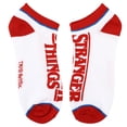 thumbnail image 2 of Stranger Things Logos Casual Ankle Socks for Men 5-Pack, 2 of 8