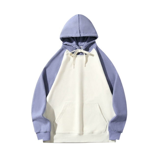 WEAIXIMIUNG Mama Sweatshirt Plus Size 4X Womens Casual Long Sleeve Solid Knitting Ribbed Print Hoodie Sweatshirts with Pocket Matching Color Sweatshirts