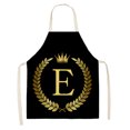 thumbnail image 1 of Delantal de cocina de lino - Delantal de cocina sin mangas de lino de algodón con estampado de letras Wmkox8yii FHAKJF1446, 1 of 1