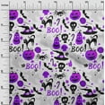 thumbnail image 3 of oneOone Cotton Poplin Purple Fabric Halloween Quilting Supplies Print Sewing Fabric By The Yard 42 Inch Wide, 3 of 4