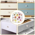 thumbnail image 5 of 4 Pieces Set Drawer Pulls Handle Square Wardrobe Cabinet Knobs with Stainless Steel Screws Furniture Kitchen Decor, 5 of 5