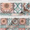 thumbnail image 2 of Soimoi Cotton Cambric Fabric - Patchwork Print - Green - 56" Wide, Soft Lightweight Fabric by 2 Yard for Kurtas, Dresses, Baby Clothes, Linings, Quilting & Embroidery Base, 2 of 6