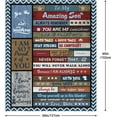 thumbnail image 3 of Gifts for Son Blanket 60"X50", Son Gifts from Mom, Gifts for Son from Mom, Son Birthday Gifts, Birthday Gifts for Son, to My Son Blanket, Son Gifts, Graduation Gift Ideas, Best Son Ever Gifts, 3 of 6