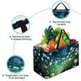 thumbnail image 3 of Starry Plants Portable Reusable Collapsible Bucket Picnic Basket Grocery Baskets Storage Bag Large Capacity Oxford Cloth Foldable Bucket, 3 of 7
