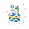 thumbnail image 2 of 10-Pack Colorful Square Cute Bunny Gift Boxes, Easter Wrapping Paper Candy Packaging Box Set, 2 of 6
