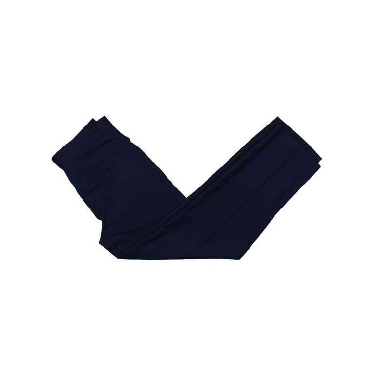 Calvin Klein 12H Husky Dressy Slacks for Big Boys in Navy Dress Pants Suit Separate Walmart