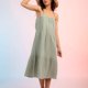 thumbnail image 2 of Vestido de gasa de verano Gibobby Vestido primavera verano color sólido Empalme caramelo, 2 of 5