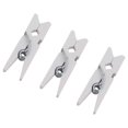 thumbnail image 4 of Mini White Clips for Decoration Hold Memo Photo Note Card 300PCS Small Size, 4 of 5