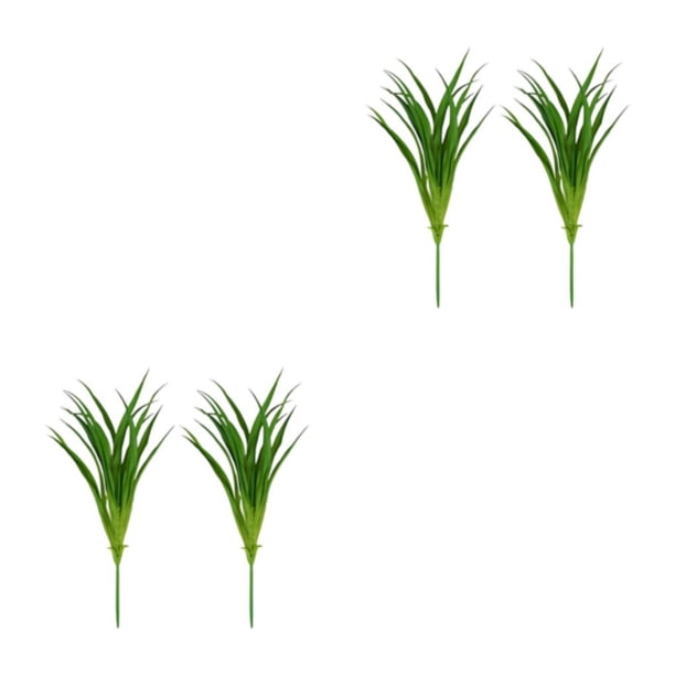 2 piezas de plantas falsas Kearding respetuosas con la piel color Verde