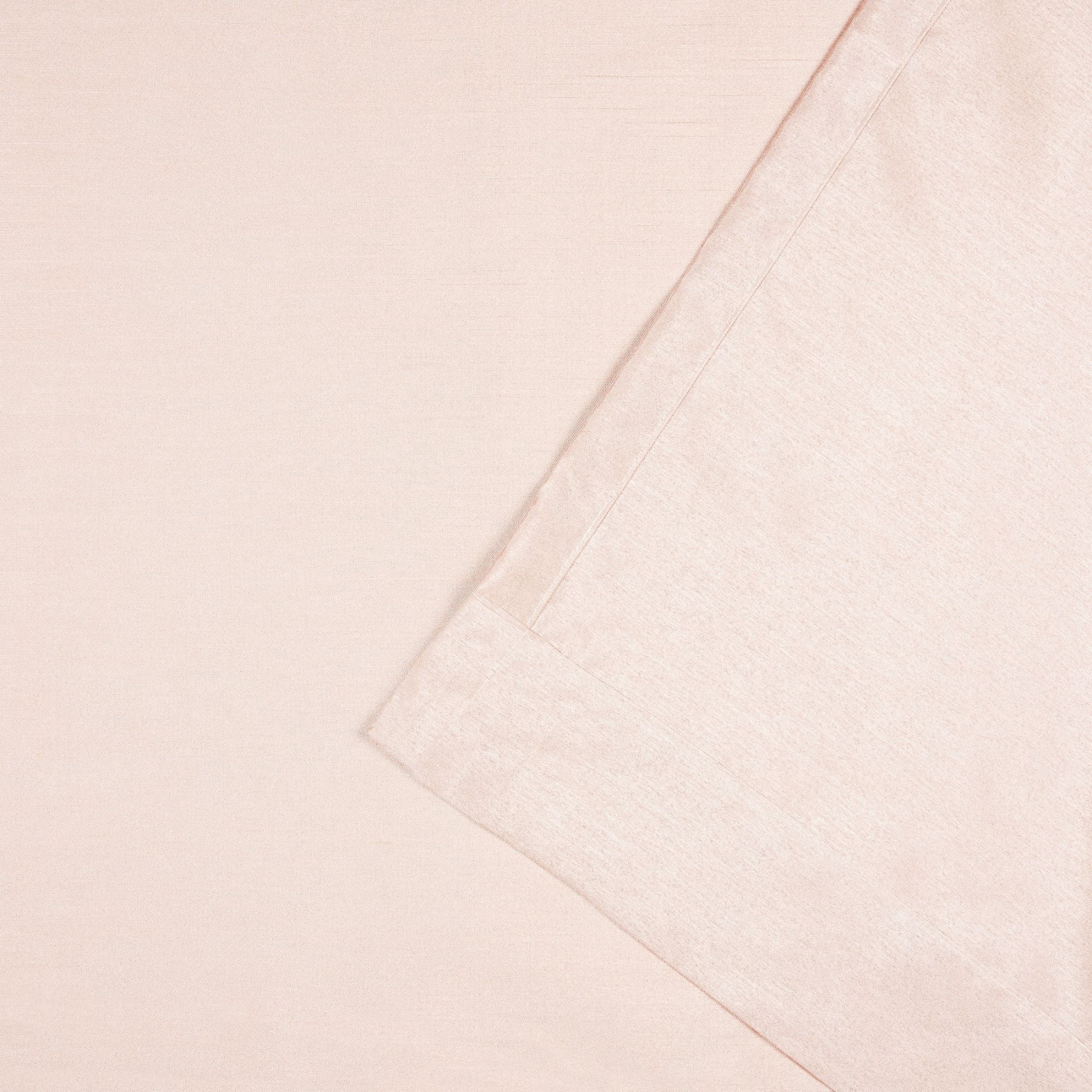 Exclusive Home Curtains Chateau Light Filtering Pinch Pleat Curtain Panels, 96" Length, Blush, Set of 2