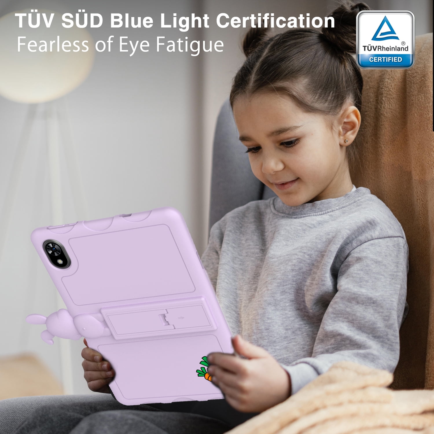 DOOGEE U9 10.1-inch HD Tablet, 64GB, Android 13, Wi-Fi, Macaron Purple