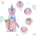 thumbnail image 2 of Easter Gnomes Decorations - 2 PCS Plush Bunny Handmade Swedish Tomte Doll Rabbit Gifts, Household Ornaments, 2 of 6