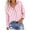 Pink, variant on Kmdttou Womens Striped Button Down Shirts for Women Dress Shirts Fashion Casual Long Sleeve Turndown Collar Blouse Shirt Womens Fall Fashion
