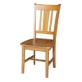 thumbnail image 5 of International Concepts 36"H Round Top Dining Table with 2 San Remo Chairs - Pecan- 3 Piece Set - Seats 2, 5 of 8