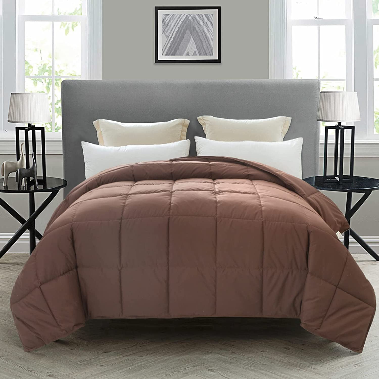 MAXYOYO All Season Oversized King Comforter (128” x 120”), Oversized