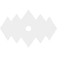 thumbnail image 4 of 22"W x 14 5/8"H x 3"ID x 6 3/4"C x 1"P Zoe Architectural Grade PVC Contemporary Ceiling Medallion, 4 of 7