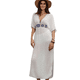 thumbnail image 2 of Vestido Floral Bordado para Mujer, , Corte Holgado, Escote en V S, 2 of 10