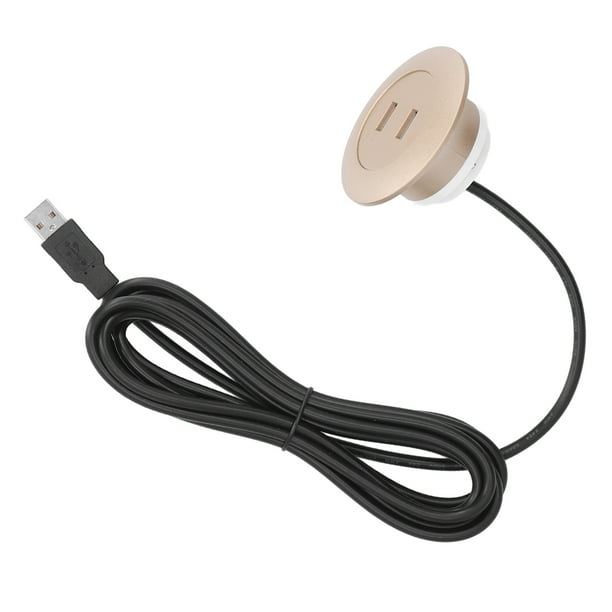 Toma De Carga USB Para Sofá, Regleta Empotrada Con Dos Puertos De Carga USB, Ideal Para Sofá, Mesa, Mesita De Noche, Oficina Y Hogar.