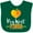 Green, variant on Inktastic Key West Florida Orange in Heart Boys or Girls Baby Bib