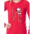 thumbnail image 4 of Peanuts Family Christmas Love Snoopy Santa Sleep 2 Piece Pajama Set, 4 of 7