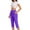 05#Purple, variant on Babysbule Womens Straight Capris Pants Oversized Drying Tight Elastic Comfy Fitness Workout Yoga Pockets Pants