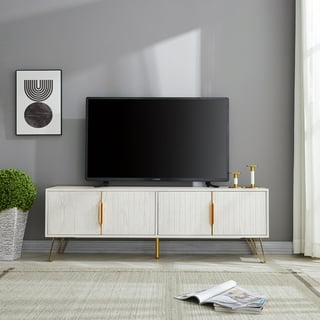 BELLEZE TV Stand Media Entertainment Center Console - Truman (Stone ...