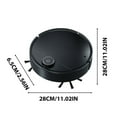 thumbnail image 3 of Household 2-in-1 Intelligent Sweep-Mop Robot (28x28x7cm) – 1200mAh Battery, 1000-1499Pa Suction, Dry/Wet Cleaning for 90-120㎡ Areas, 3 of 8