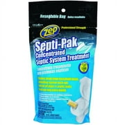 Zep ZSTP2 Enforcer Septi-Pak Series Septic System Treatment, Solid, Brown, Mild, 4 Ounce Pouch, Each