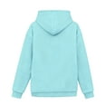thumbnail image 5 of Kopltyrfg Dog Pouch Hoodie Oversized Cat Dogpouch Sweatshirts Front Carry Pouch Kangaroo Pouch Pullover with Large Pocket (Sky Blue,L), 5 of 7