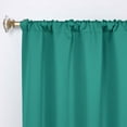 thumbnail image 2 of Superior Blackout Solid Light Filtering Rod pocket Curtain Panel Set, 36" x 84", Cerulean Blue, 2 of 11