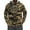 02Dark Green, variant on Mens Camo Hoodie Fashion Fleece Long Sleeve Pullover Hoodie with Drawstring Military Hooded Sweatshirt Contrast Camouflage Trendy Hoodie Army Green L