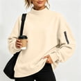 thumbnail image 2 of Kezqiaxn Womens Crewneck Sweatshirt Fashion Long Sleeve Fall Casual Pullover Tops with Pockets Sweatshirts for Women, 2 of 7