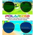 thumbnail image 5 of grinderPUNCH Classic Retro Sunglasses for Women Men UV400 Protection Lens and Lightweight Men Sun Glasses Small Circle Metal Frame, 5 of 8