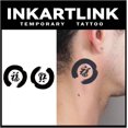 thumbnail image 1 of shiyou-Tattoo Tech, 3 Sheets Small Semi Permanent Tattoo, Adult Art Design Temporary Tattoos, Lasts 1-2 Weeks, Waterproof, Realistic Look, No Adhesive, No Reflection (Double Happiness Design), 1 of 4