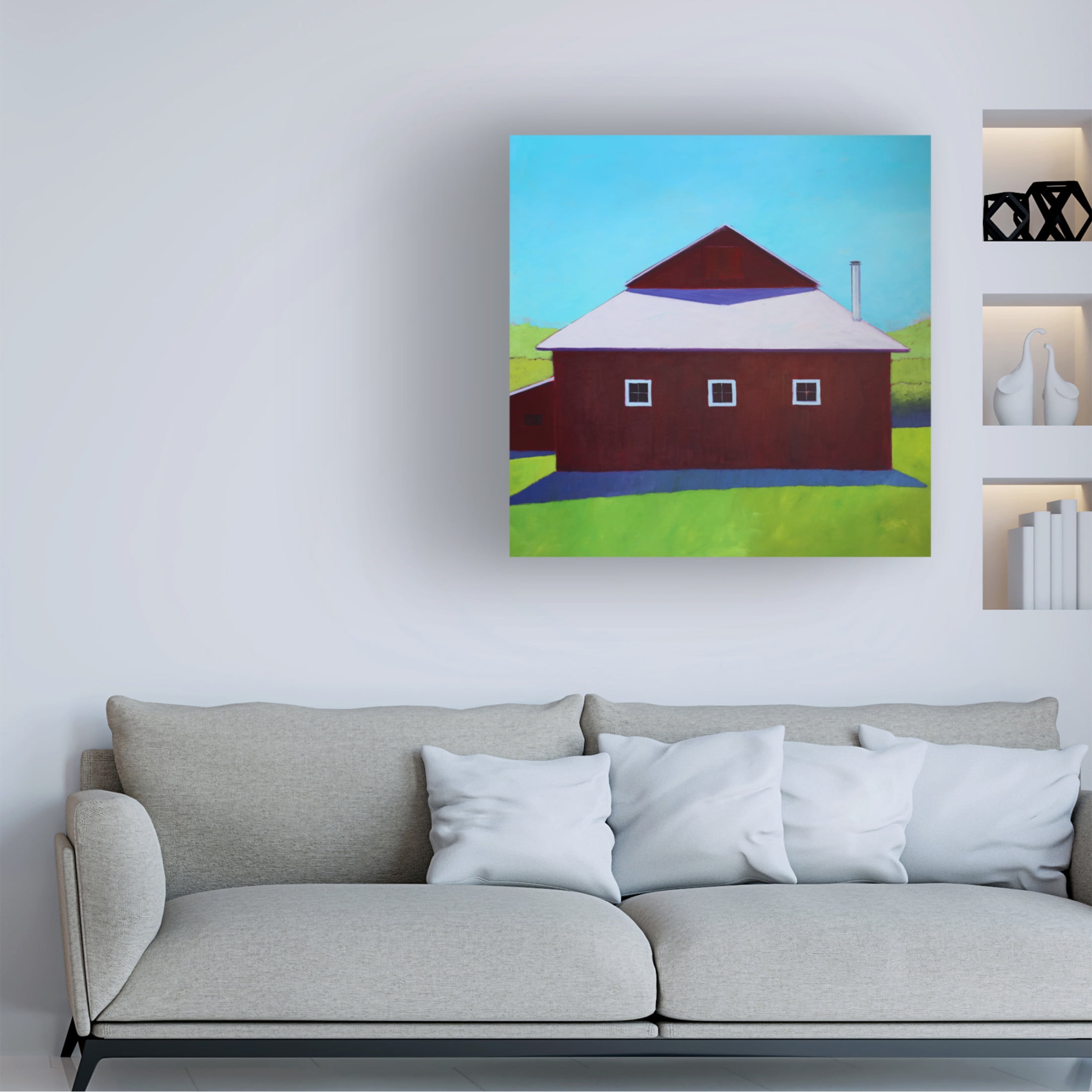 Trademark Fine Art Carol Young  Homestead Barn V Canvas Wall Art