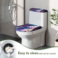 thumbnail image 4 of HELLHERO Christmas Snowman Toilet Covers Set Easy to Install for Bathroom Dustproof Toilet Cover Set, 4 of 5