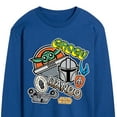 thumbnail image 3 of Star Wars - The Mandalorian Mando Grogu Stickers - Men's Long Sleeve Graphic T-Shirt, 3 of 5