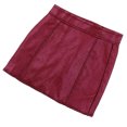 thumbnail image 1 of de vestir ajustada de cuero PU de moda femenina 1/6 para modelos de niña Zulema Falda corta de PU de 12 pulgadas, 1 of 8