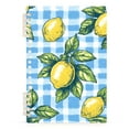 thumbnail image 7 of FORMRS 1-Subject Spiral Notebook 8" x 5" College Ruled 60 Refillable Sheet A5 Hard Cover, 2 Pack, Cartoon Plaid Lemon, 7 of 7