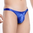 thumbnail image 2 of successthop Underwear Briefs Men Plus Size Trendy Lightweight Soft Stretch Solid Confidence Underpant Blue M, 2 of 4