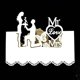 thumbnail image 1 of Tarjetas de encaje blancas con nombre, Decoración de mesa de boda, Mensaje de nombre, tarjeta de felicitación, decoración de fiesta de Navidad, 50 unidades, 1 of 4
